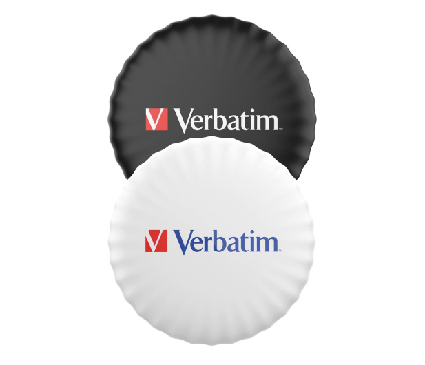 VERBATIM My Finder Coin Bluetooth NFC dwupak biały/czarny - 1289036 - zdjęcie